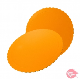 Base Redonda Naranja 25 cm x 3 mm Grosor