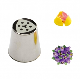Boquilla de Acero Inoxidable - Tulipán (3 Pétalos)
