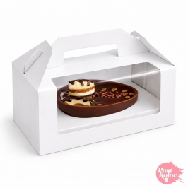 caja para huevo de pascua blanca