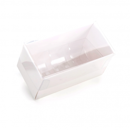 Caja con Tapa Transparente Nairobi 3 Macarons