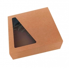 Caja para Roscón de Reyes Kraft - 40 x 8 cm