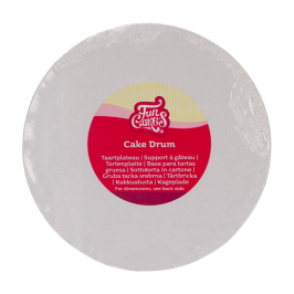 Cake Drum Redondo Blanco Funcakes - 20 cm