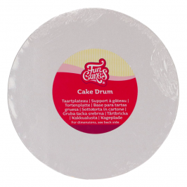 Cake Drum Redondo Blanco Funcakes - 30,5 cm