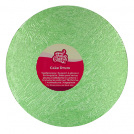Cake Drum Redondo Verde Claro Funcakes - 30 cm
