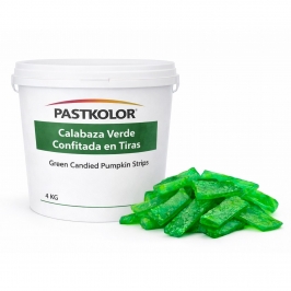 Calabaza Verde Confitada en Tiras 4 Kg