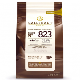 Callets de Chocolate con Leche 33,6% 2,5 Kg - Callebaut
