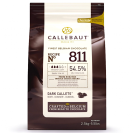 Callets de Chocolate Negro 54,5% 2,5 Kg - Callebaut