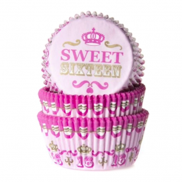 Cápsulas Cupcake Sweet Sixteen 50 ud - House of Marie