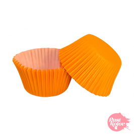 Cápsulas Cupcake Naranjas - 24 Unidades - Pastkolor