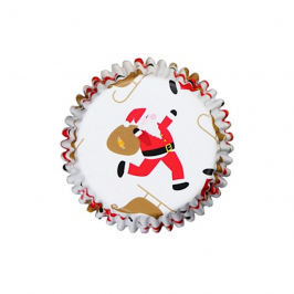 Cápsulas Cupcakes Santa Claus con Saco 30 ud - PME