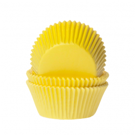 Cápsulas Mini Cupcake Amarillas 60 ud - House of Marie