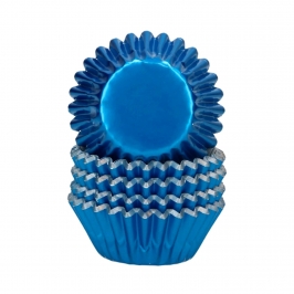 Cápsulas Mini Cupcakes Azul Metálico 160 ud - Wilton