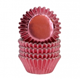 Cápsulas Mini Cupcakes Oro Rosado Metálico 160 ud - Wilton