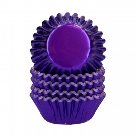 Cápsulas Mini Cupcakes Púrpura Metálico 160 ud - Wilton