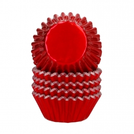Cápsulas Mini Cupcakes Rojo Metálico 160 ud - Wilton