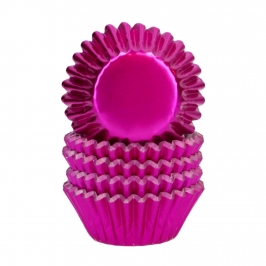 Cápsulas Mini Cupcakes Rosa Metálico 160 ud - Wilton