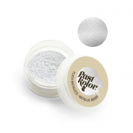 Colorante en Polvo Plata Metálico 3 gr - Pastkolor
