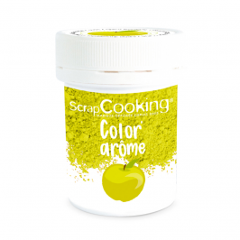 Colorante en Polvo y Aroma Verde Manzana 10 gr - Scrapcooking