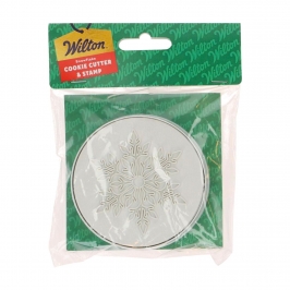 Cortador + Sello para Galletas Copo de Nieve - Wilton