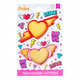 Cortadores para Galletas Corazones 2 ud - Decora