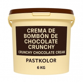 Crema de Bombón de Chocolate Crunchy 6 Kg - Pastkolor
