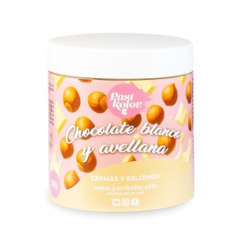 Crema de Chocolate Blanco y Avellana 300 gr - Pastkolor