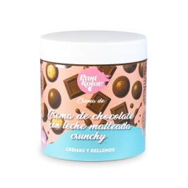 Crema de Chocolate con Leche Malteada Crunchy 300 gr