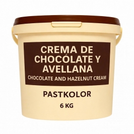 Crema de Chocolate y Avellana 6 Kg - Pastkolor