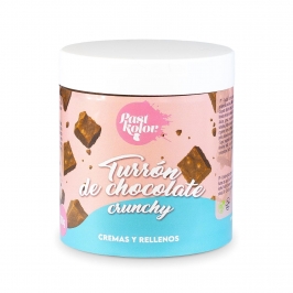 Crema de Turrón de Chocolate Crunchy 300 gr - Pastkolor