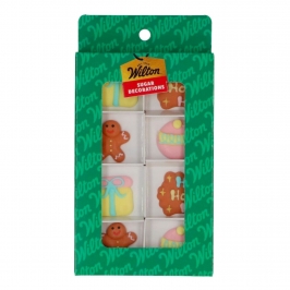 Decoraciones de Azúcar Cute Christmas 8 ud - Wilton