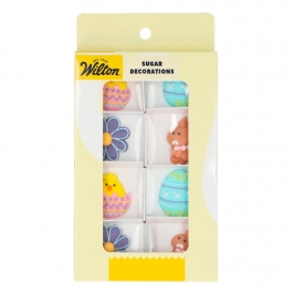 Decoraciones de Azúcar Easter Vibes 8 ud - Wilton