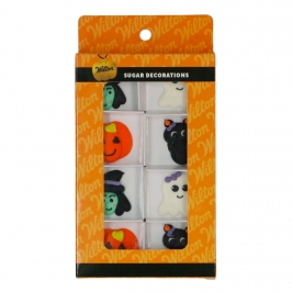 Decoraciones de Azúcar Happy Halloween 8 ud - Wilton