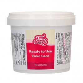 Encaje Comestible Oro Perlado 200 gr - Funcakes