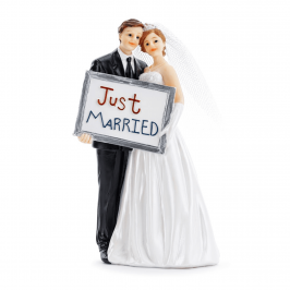 Figura para Tarta Just Married 14 cm - Partydeco 