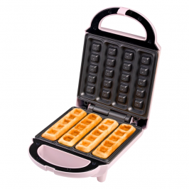 Gofrera Waffle Sticks Rosa - Bestron