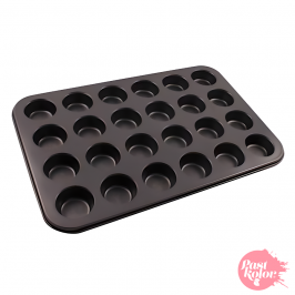 Molde De Acero Para 24 Mini Cupcakes