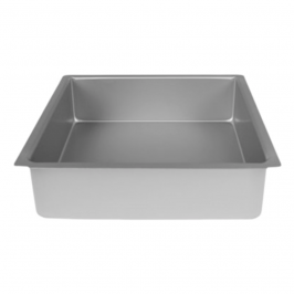 Molde de Aluminio Anodizado Cuadrado 38 cm x 10 cm - PME