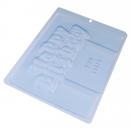 Molde Para Chocolate Bwb - Topper Para Tarta 