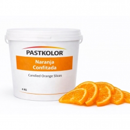 Naranja Confitada en Discos 4 Kg