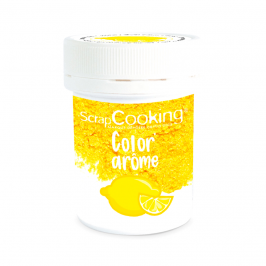 Colorante en Polvo y Aroma Amarillo Limón 10 gr - Scrapcooking