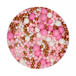 Perlas de Azúcar Blandas Mix Pink Celebration 80 gr - Funcakes