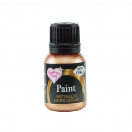 Pintura Metalizada Comestible Dark Gold 25 gr - Rainbow Dust