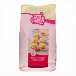 Preparado para Buttercream de Merengue Suizo 4 Kg - Funcakes