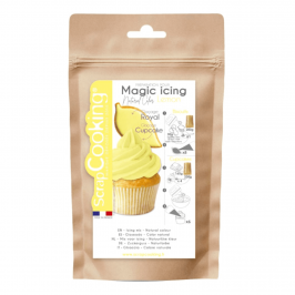 Preparado para Glaseado Magic Amarillo Limón 200 gr - Scrapcooking