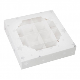 Set 5 Cajas para Dulces Estrellas 16 Cavidades