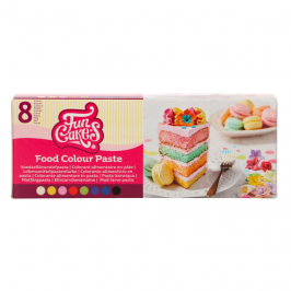 Set 8 Colorantes en Pasta Funcolours - Funcakes