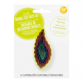 Set Cortadores Doble Cara Hojas 6 ud - Wilton