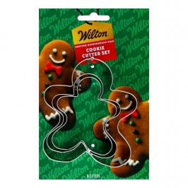 Set Cortadores Muñecos de Jengibre 3 ud - Wilton Set Cortadores Muñecos de Jengibre 3 ud - Wilton