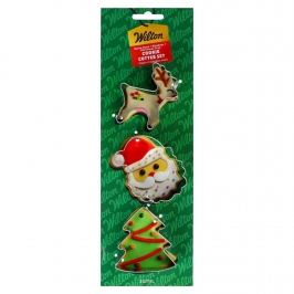 Set Cortadores Reno / Santa Claus / Árbol de Navidad - Wilton Set Cortadores Reno / Santa Claus / Árbol de Navidad - Wilton