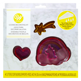 Set Decoración de Galletas Unicornio 12 pcs - Wilton